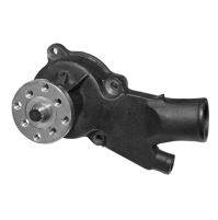 Water pump fits Late Model 4 cyl. GM engines requiring hose fitting, GM In-line 4 & 6 cyl. - WP-1001